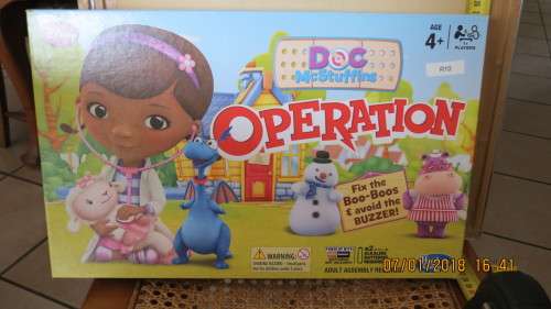Operation board game, not to sure if everything is there, sold as is, as per photo