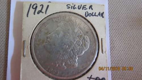 USA, 1921 Silver Dollar, as per photo