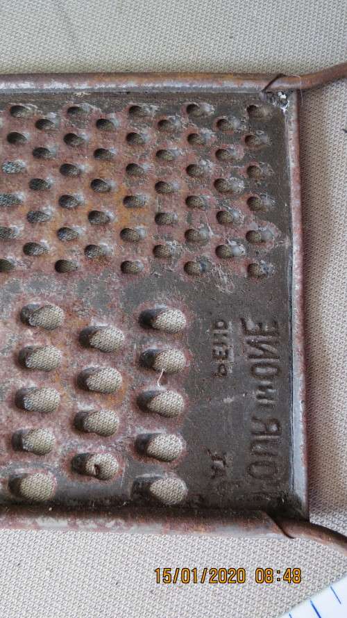 metal four in one grater, as per photo