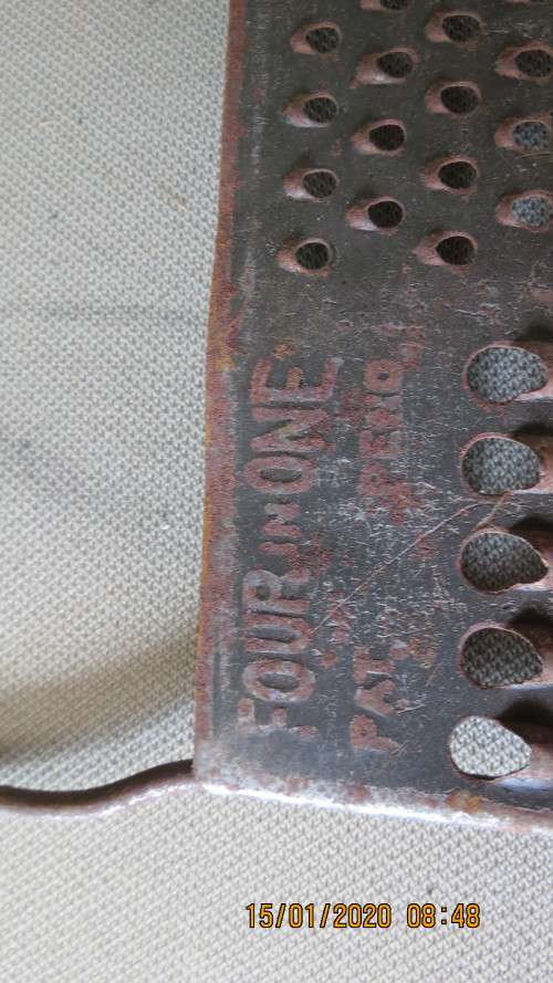 metal four in one grater, as per photo