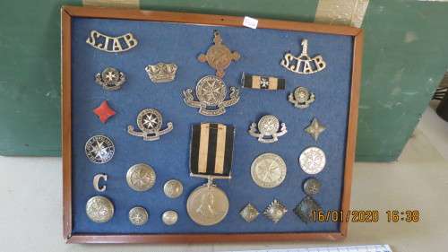 collection of St John's Ambulance Brigade medal and badges etc, as per photo