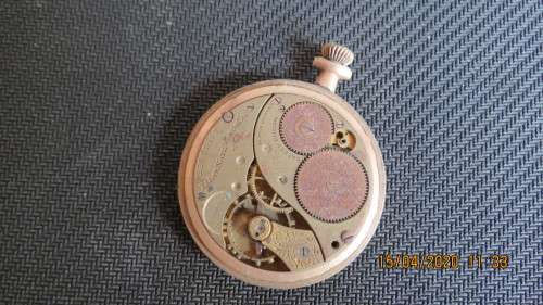 Elgin pocket watch, no backing or glass, as per photo
