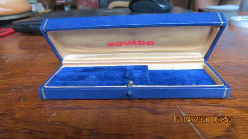 original Movado wrist watch box in good condition, as per photo