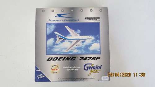 Gemini Jets Boeing 747SP Diecast model 1:400 scale, as per photo