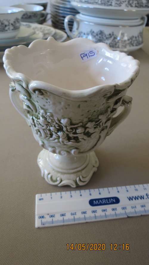 attractive porcelain vase, 12 cm high, has Pompei on the bottom, as per photo