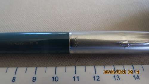 Parker fountain pen with V.N. Gabriel engraved in it, as per photo