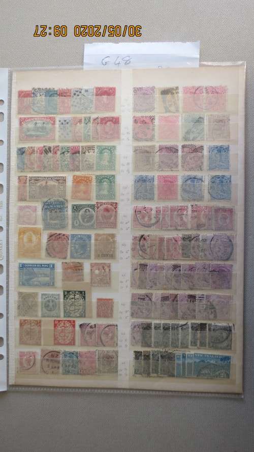 collection of World Wide stamps, early period, as per photo