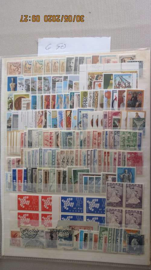 collection of Greek stamps, mint, mainly unmounted, as per photo