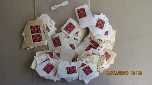 bag of RSA 3 cent stamps, as per photo