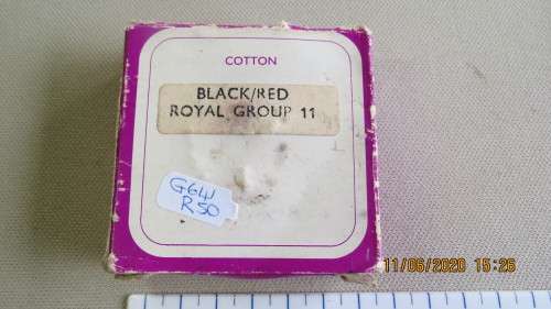 Davidoff Stationary typewriter ribbon, black/red royal group 11, as per photo