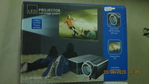 LED Projector still in box, as per photo's