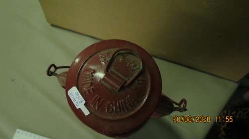 paraffin lamp, 29 cm high, as per photo