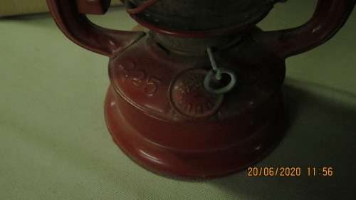 paraffin lamp, 29 cm high, as per photo