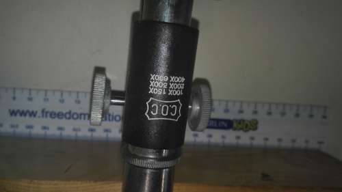 C.O.C. Microscope, in original box with extra lenses,......, as per photos