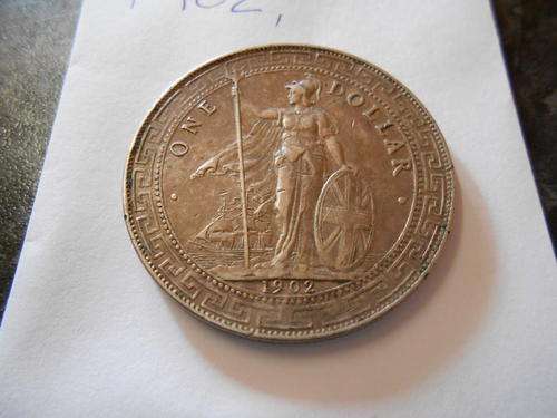Coins, Great Britain, Trade Dollar, 1902 ,as per photo