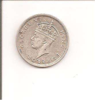Coins, Rhodesia, 1 Shilling, 1942, EF, as per scan