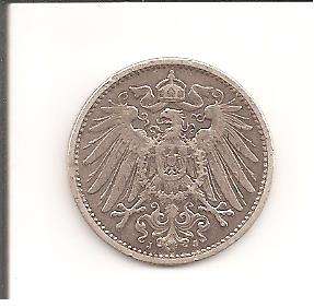 Germany, 1 Mark, 1911J, VF, as per scan