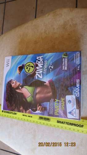WII Zumba fitness 2, in sealed box with belt, as per photo