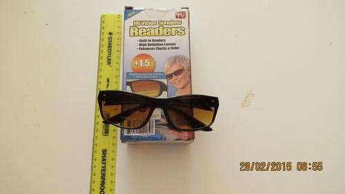 HD vision sunglasses readers, as per photo