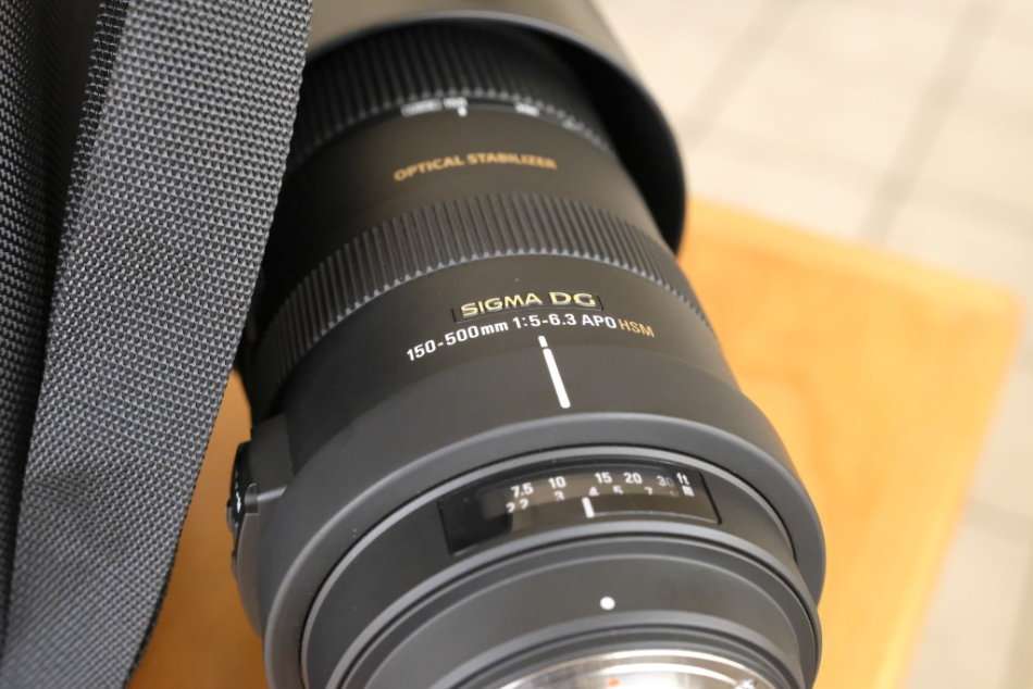 Sigma 150-500mm F5-6.3 APO DG OS HSM Telephoto Lens - Nikon