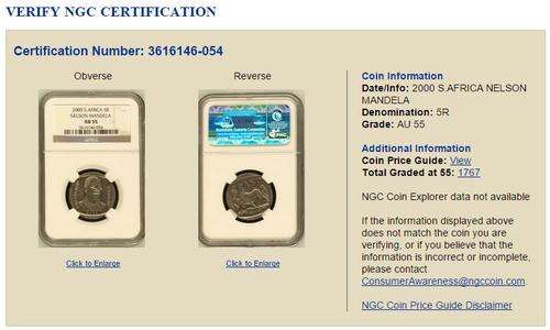 2000 MANDELA SMILEY - AU55