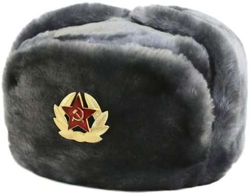 USSR Military / KGB style Winter Hat Ushanka