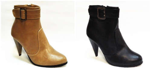 Queenspark brand new midium heel synthetic ankle boots