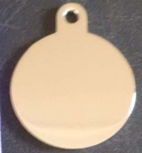 ENGRAVABLE STAINLESS STEEL MILITARY DOG TAGS