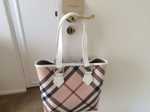 Burberry Nova white-trimmed tote - unused