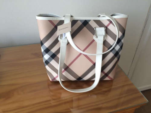 Burberry Nova white-trimmed tote - unused