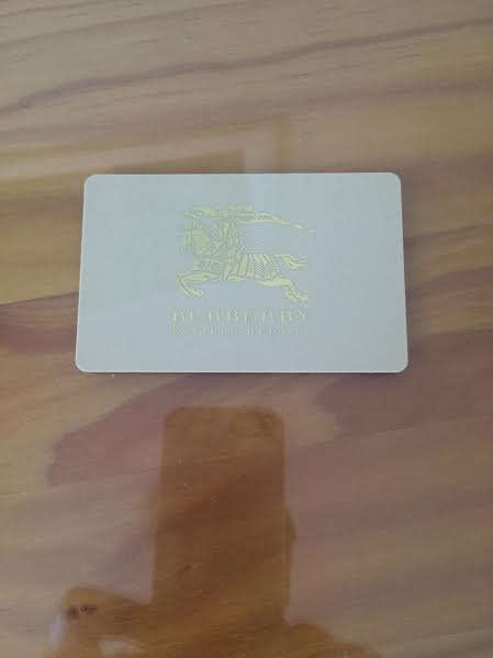 Burberry "Nova' black-trimmed tote - unused