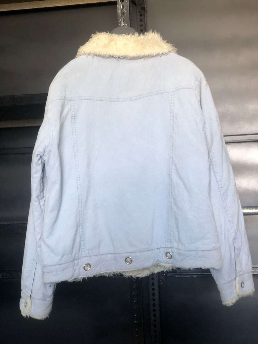 Womens denim jacket (denim and fur)