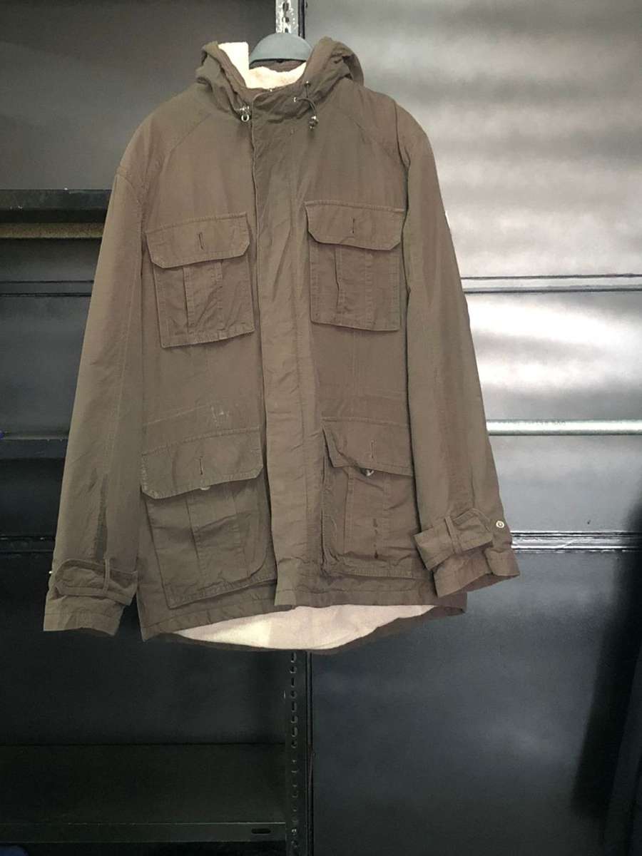 Mens Euro Branded Parker Jacket