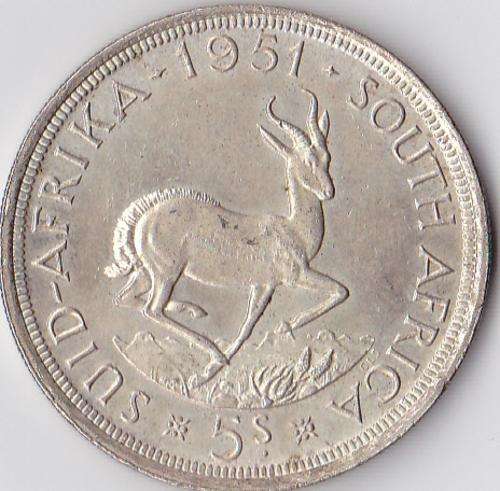 1951 - 5 Shillings (Circulated) Good Condition