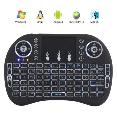 MXQ 4K RK3229 KODI 17.2 Android 7.1 Smart TV Box 8GB ROM + wireless keyboard Backlit