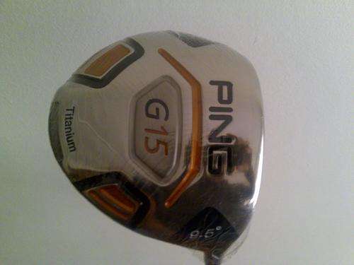 new ping G15 driver 9.5 degree stiff shaft