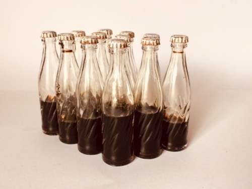 Vintage Pepsi Miniature Bottles & Crate