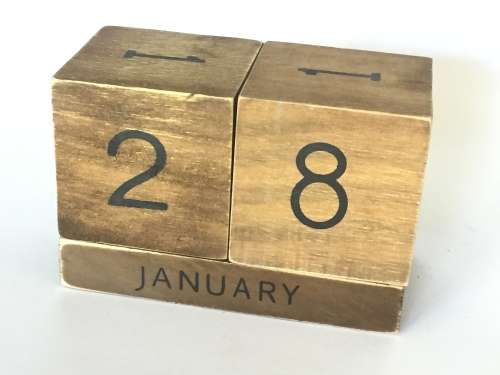 Antique-Style Day/Date Desk Set