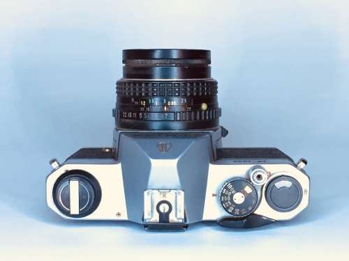 Pentax K1000 with Lens