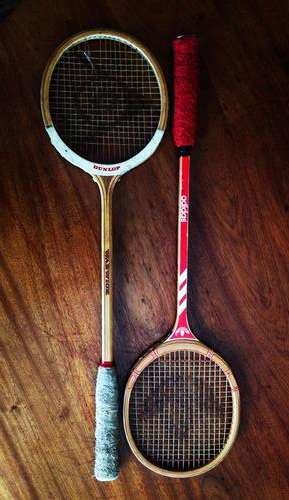 Old Squash Racquet Set (Adidas/Dunlop)