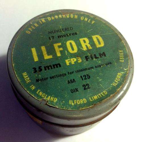 35mm Ilford Film Canister (Empty)