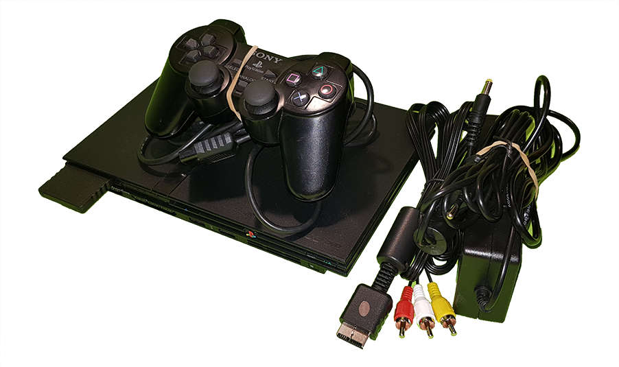 Original Sony Playstation 2 + 9 Games + 1 Controller's + 8MB card -In Good Condition