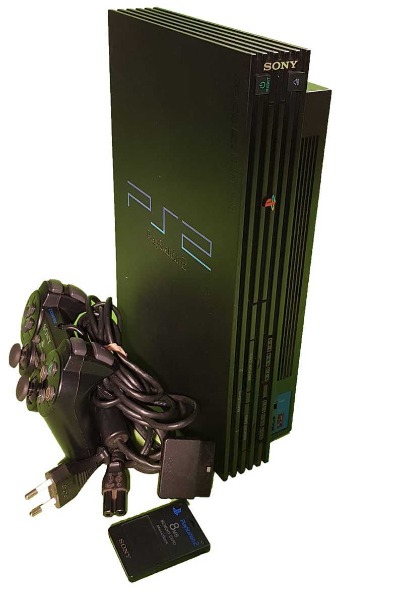 Original Sony Playstation 2 + 10 Games + 1 Controller's + 8MB card -In VeryGood Condition