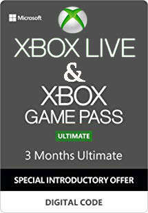 (24/7 Digital key Delivery) SALE 3 Months XBOX Ultimate Game Pass Code with LIVE GOLD