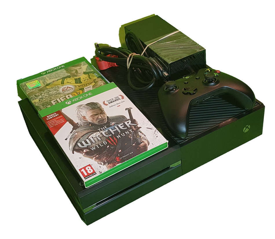 Microsoft Xbox One 500GB console + Fortnite & Apex Legends (preloaded) 4 Games + 2 Controllers