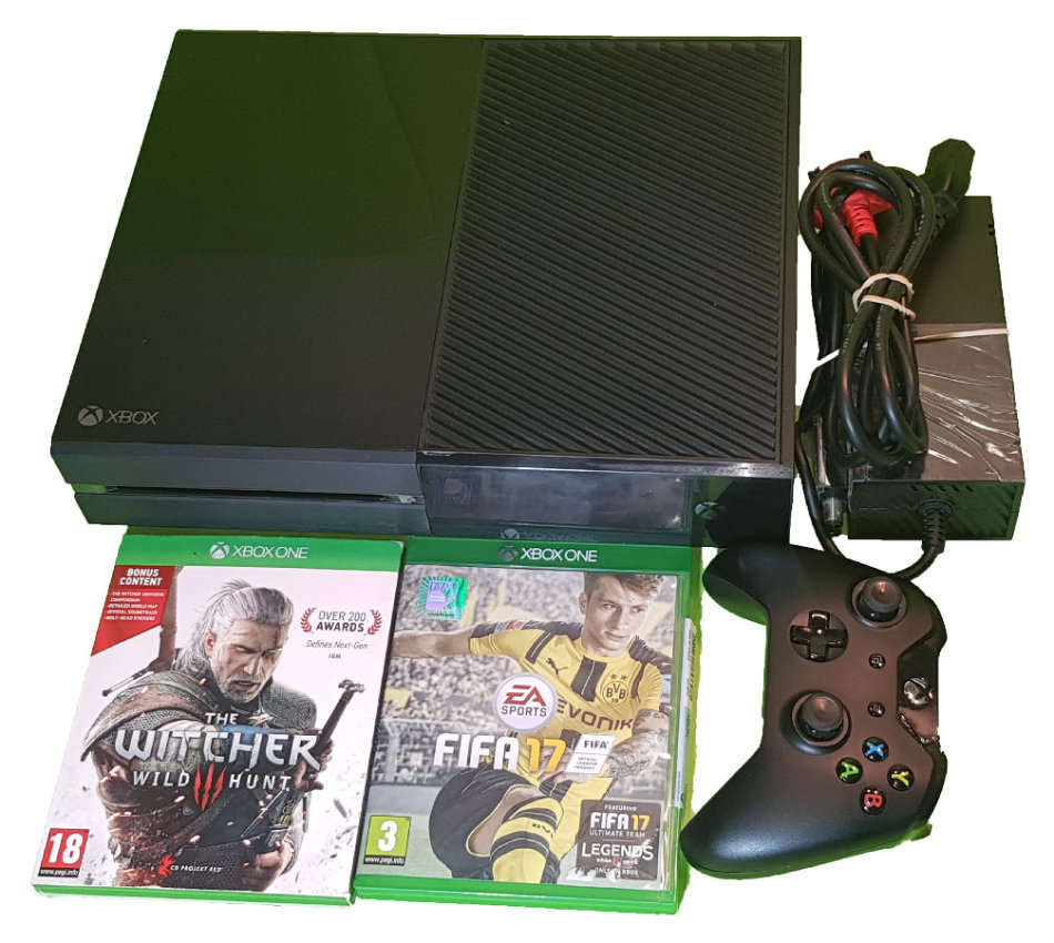Microsoft Xbox One 500GB console + Fortnite & Apex Legends (preloaded) 4 Games + 2 Controllers