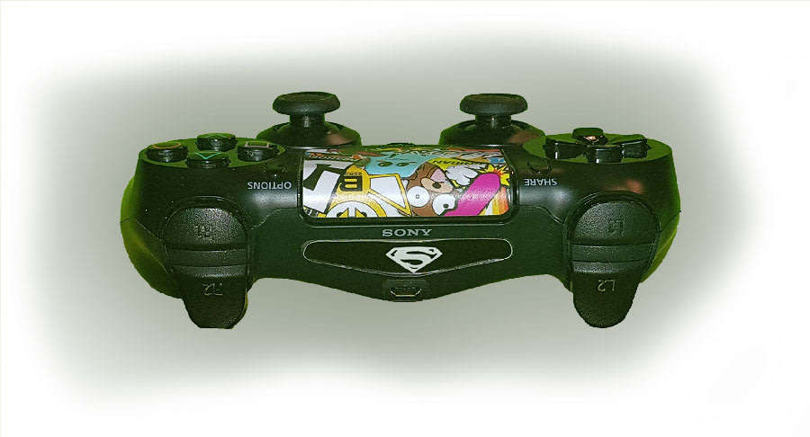 PS4 controller + 2Games - Authentic Official Sony Jet Black - V1 DUALSHOCK 4 DS4 - VeryGoodCondition