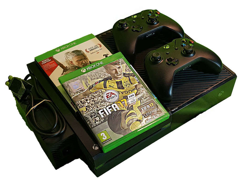 Microsoft Xbox One 500GB console + Fortnite & Apex Legends (preloaded) 4 Games + 2 Controllers