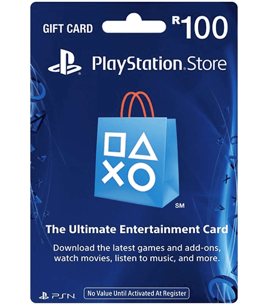 (24/7 Digital keycode Delivery) R100 PlayStation Network Gift Card CODE FOR PSN SOUTH AFRICA