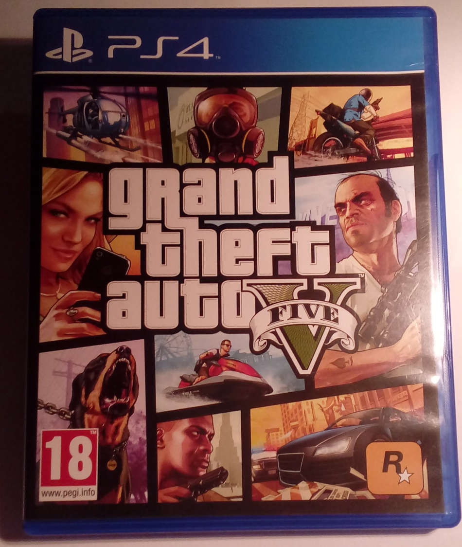 Grand Theft Auto V - Rockstar games - for PS4 , PS4 Slim & Sony PlayStation 4 Pro